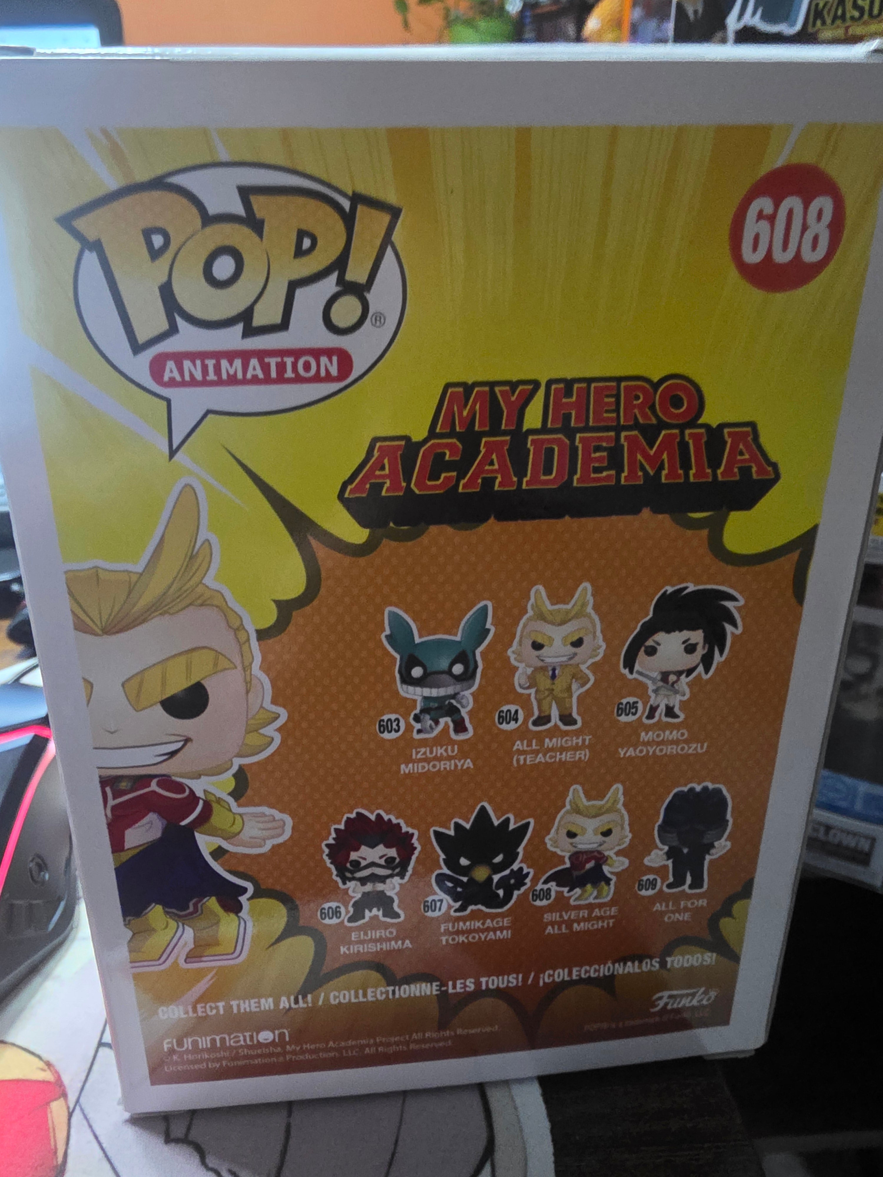 My Hero Academia Silver Age Almight Funko Pop # 608