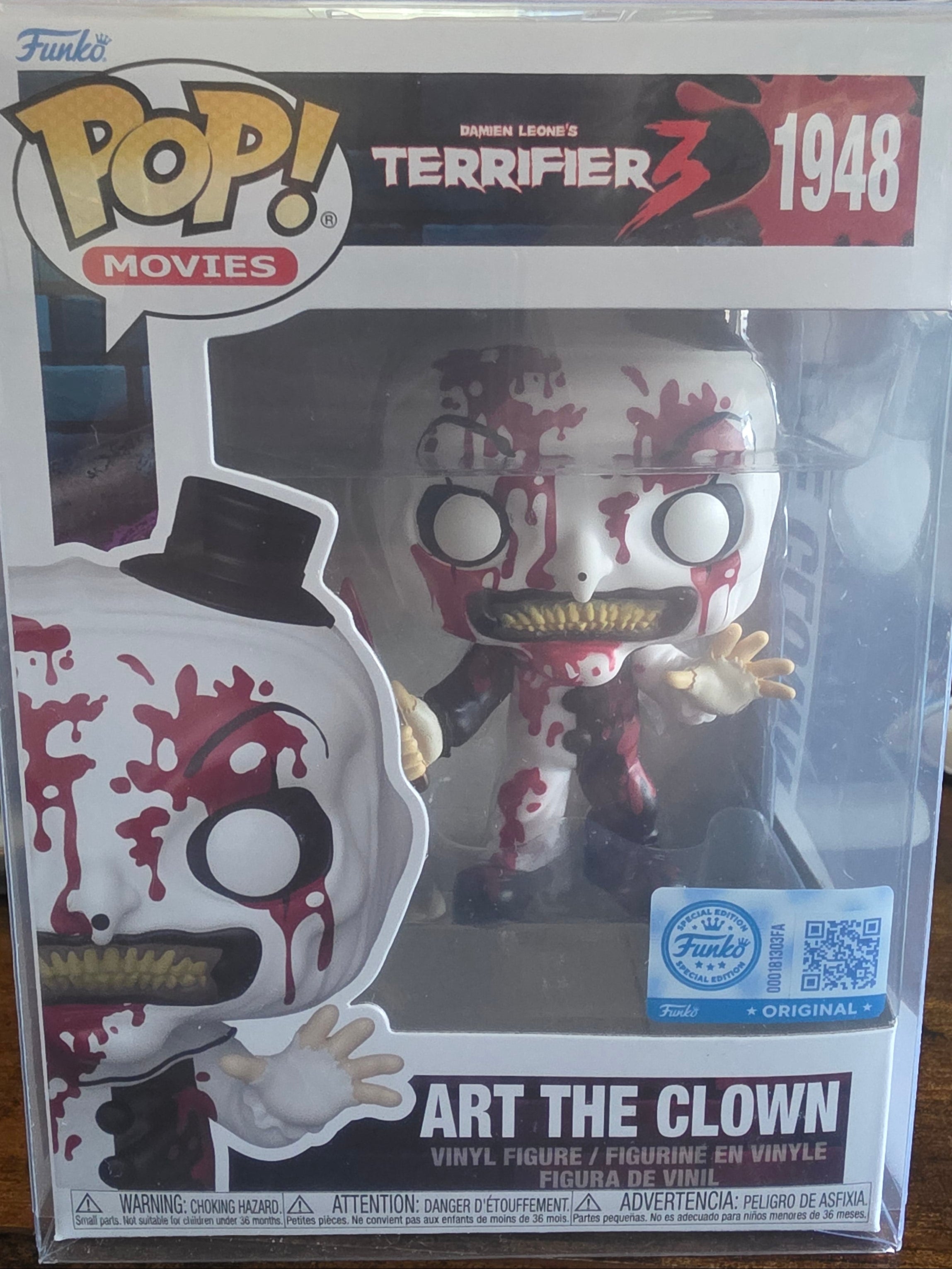 The Terrifier 3 Art the Clown Funko Pop #1948